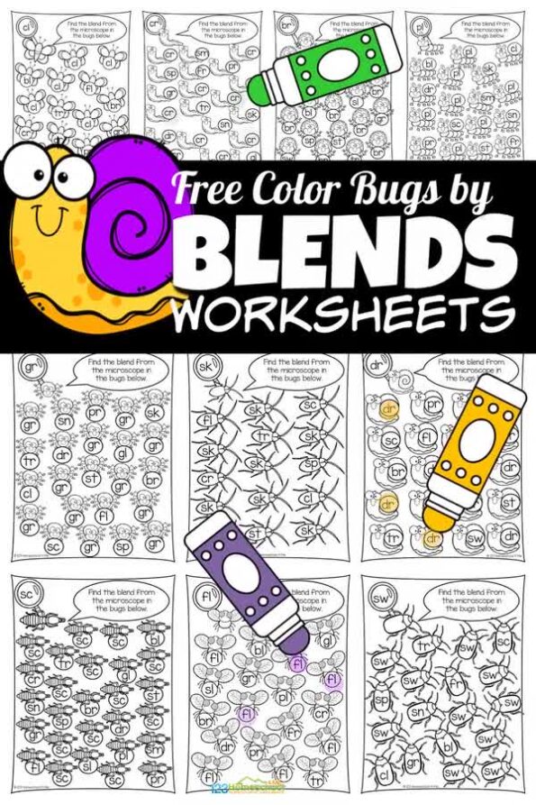 Teaching Consonant Blends plus FREE Worksheets and Activity Ideas
