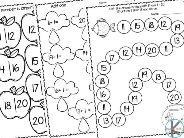 Teen number activities