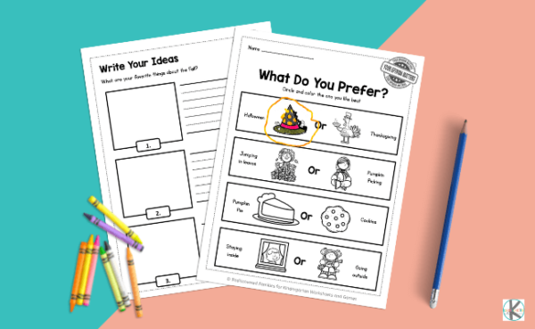 kindergarten writing lessons