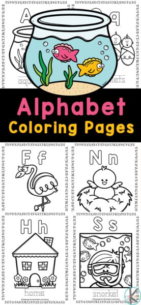 Is your child learning their letters? These super cute, free printable ABC coloring pags are a great way to learn their ABCs. These alphabet coloring pages are perfect for young children from toddler, preschool, pre-k, kindergarten and first graders. These alphabet coloring worksheets allow students to  learn letters A to Z and the sounds they make. Simply print alphabet coloring pages preschool pdf and you are ready to play and learn!