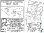 🧭 FREE Printable Famous Early Explorers Coloring Pages