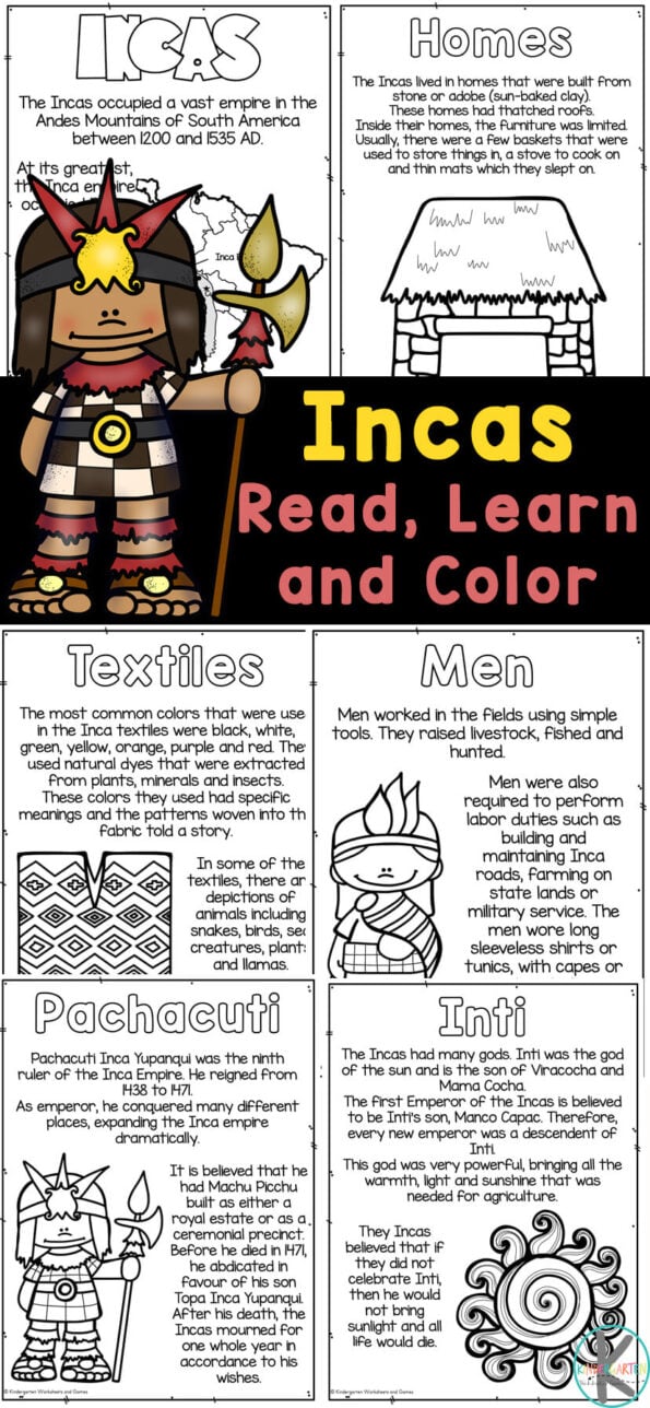 FREE Printable Inca Coloring Pages for Kids