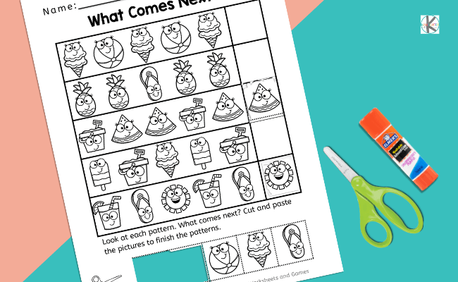 FREE Printable Kindergarten Summer Math Worksheets &amp; Activty Sheets