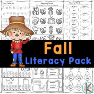 🍁 FREE Printable Kindergarten Fall Math Worksheets