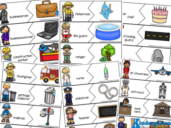 Sheet Make Dinner Incite Community Helpers Puzzle Erasistem