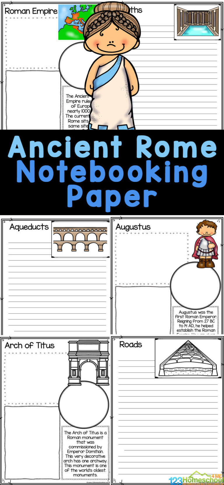 FREE Printable Ancient Romans Coloring Pages