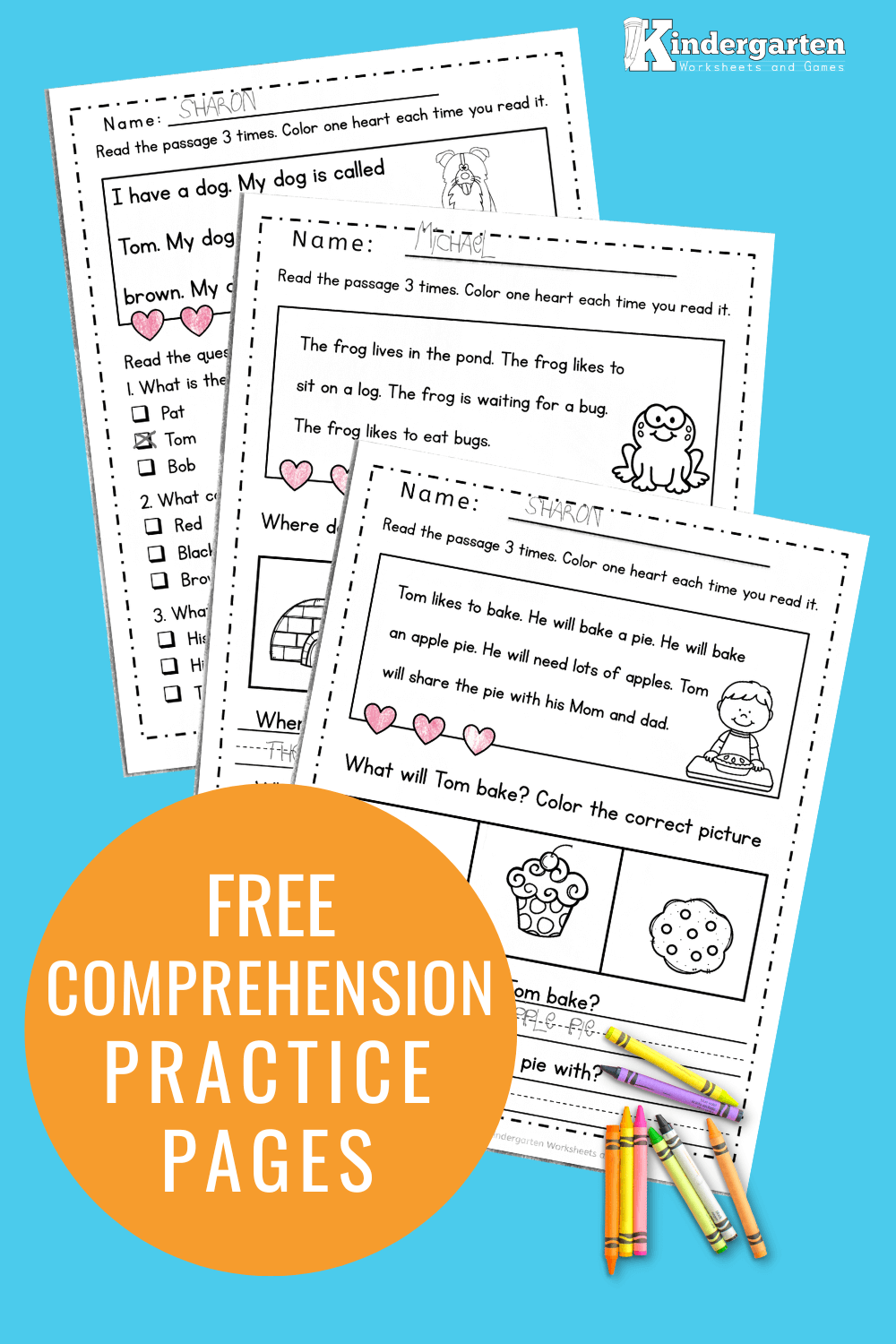 Free Printable Kindergarten Reading Comprehension Worksheets Printable Kindergarten Worksheets Free printable kindergarten reading comprehension worksheets printable kindergarten worksheets