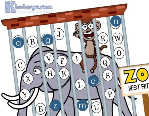 matching letters game