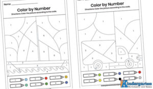 FREE Printable Kindergarten Math Coloring Worksheets