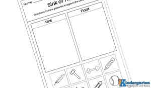 FREE Cut-and-Paste Sorting Worksheets for Kindergarten