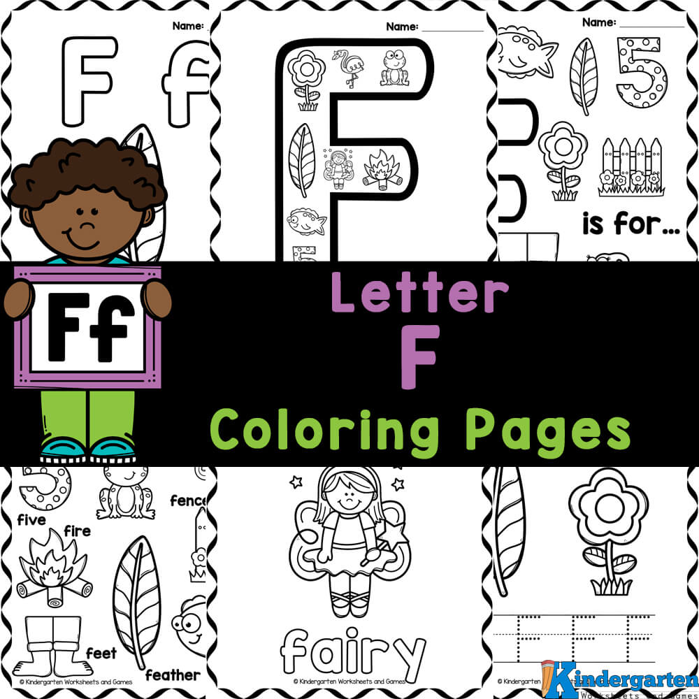 F Letter Coloring Pages 2025 