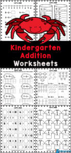 Free Printable Addition Word Problems Math Worksheets for Kindergarten