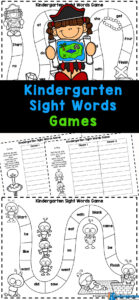 FREE Printable Sight Words for Kindergarten Worksheets