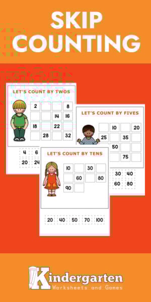 Learning to count by 2s, count by 5s, and count by 10s is an important skill for kindergatners to master. These skip counting worksheets for kindergaten help you practice with free math worksheets! Simply print the skip counting activities for kindergarten and you are ready to learn!