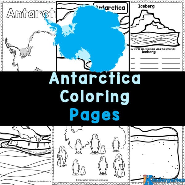 Children can learn about Antarctica with these 15 free printable coloring pages that include a map, animal of the arctic, and so much more!