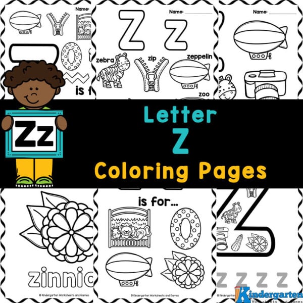 ことなページ FREE Printable Letter Z Coloring Pages For Kids