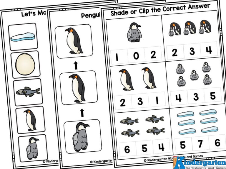 🐧 Penguin Life Cycle Worksheets for Kids