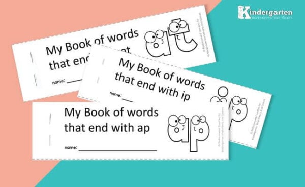 How To Make The Word Families Printable Flip Book