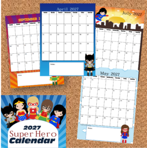 Super Girl Calendar