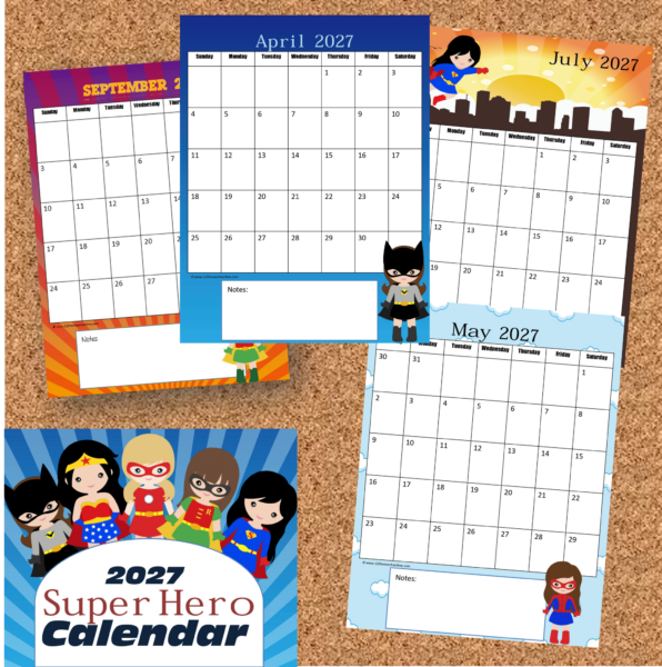 Super Girl Calendar