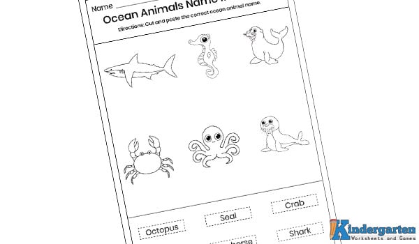 ocean animals printables