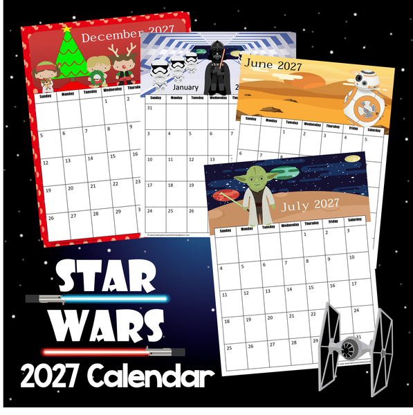 star wars calendar free