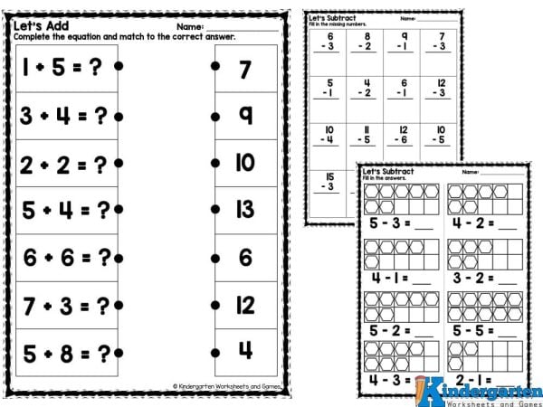 Print off  the pages of math practice. This pack has all pages in black and white to save on printing costs. 

The answer key is included for quick correcting.