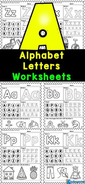 Grab handy, free printable alphabet worksheet for kg. These alphabet letters worksheets for kindergarten allow children to practice their letters from A to Z. There is an alphabet sheet for kindergarten for each letter. Each page includes coloring, tracing, letter recognition, and beginning sounds. Simply download the beginner kindergarten alphabet worksheets and you are ready to make learning fun! Grab handy, free printable alphabet worksheet for kg. These alphabet letters worksheets for kindergarten allow children to practice their letters from A to Z. There is an alphabet sheet for kindergarten for each letter. Each page includes coloring, tracing, letter recognition, and beginning sounds. Simply download the beginner kindergarten alphabet worksheets and you are ready to make learning fun!