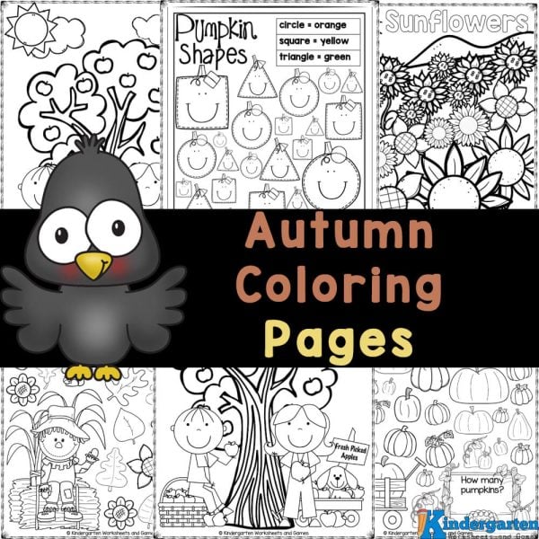 Download these free autumn coloring pages for kids and watch them strengthen their fine motor skills while enjoying fun fall-themed images of leaves, pumpkins, scarecrows, and more!
