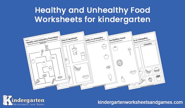 Engage kids in learning about healthy eating with our fun and creative collection of free worksheets that teach the difference between nutritious foods and junk food through interactive activities!