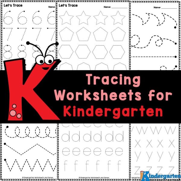 Get your kids ready to strengthen their fine motor skills with our free printable tracing worksheets for kindergarten, featuring lines, shapes, and letters!