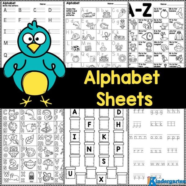 Check out these adorable and free printable alphabet sheets for kindergarten that help kids learn through coloring, tracing, and more—download yours now and start the fun!