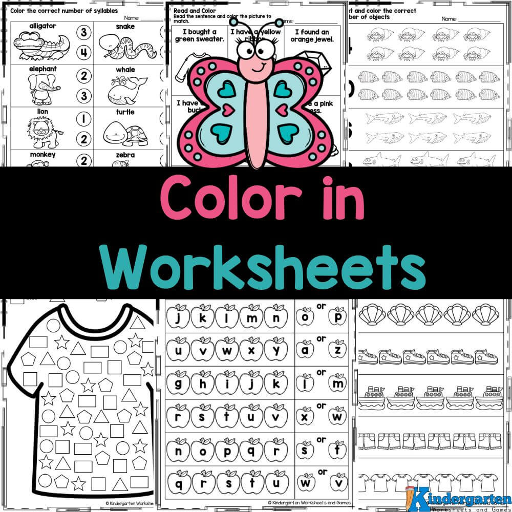 ⌚ Kindergarten Clock Worksheets - Telling Time to the Hour and Half Hour