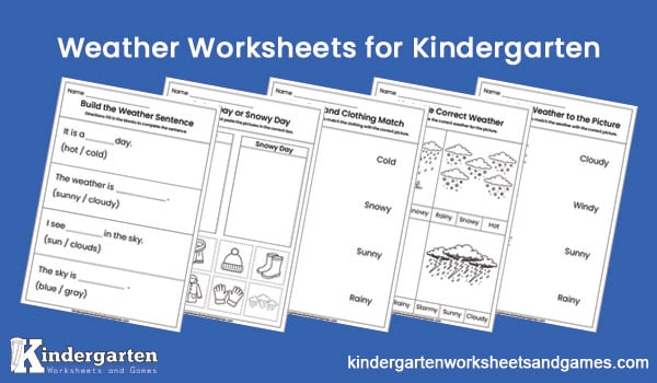 Check out these free weather worksheets for kindergarten that make learning about weather fun and interactive while helping kids build important skills!
