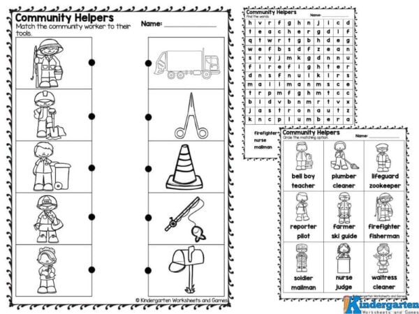 Community helpers activity for kindergarten Why do kids learn about community helpers in kindergarten? Understanding the roles of community helpers is essential for young learners. It helps them recognize and appreciate the various people who contribute to their safety and well-being every day. By exploring the jobs of firefighters, teachers, doctors, and more, kids develop a sense of gratitude and respect for these professions. This early education fosters an awareness of teamwork, community interdependence, and the importance of each person's unique contributions. Plus, it inspires children to dream about their own futures and consider what they want to be when they grow up. Teaching about community helpers not only enriches their knowledge but also reinforces values of cooperation and empathy, making it a vital part of early education.