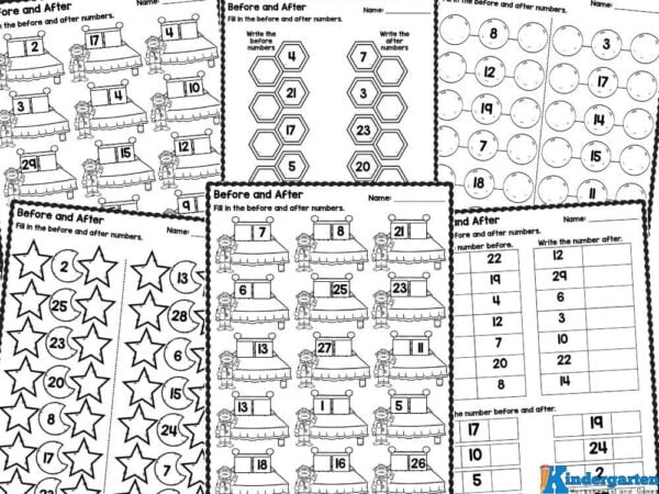 before and after kindergarten worksheets Check out our Before and After Number Worksheets! These engaging activities are designed to help children understand number sequences better. By practicing with these worksheets, kids will enhance their skills in identifying which number precedes or follows another. Perfect for classrooms or at home, these worksheets make learning fun and effective. Give your little ones the opportunity to master their number recognition today!