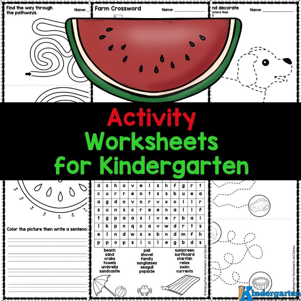 Free Worksheets Archives – Kindergarten Worksheets and Games