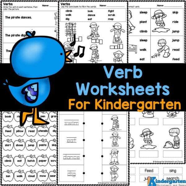 Discover our free printable verb worksheets for kindergarten that make learning action words exciting and interactive, helping your child thrive in reading and writing skills!